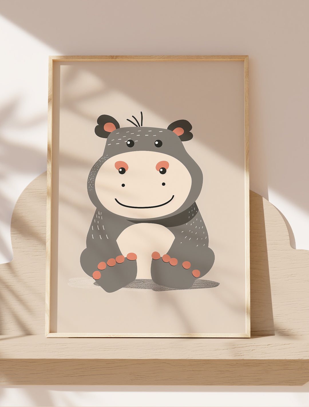 Nursery Prints  - The Hippo