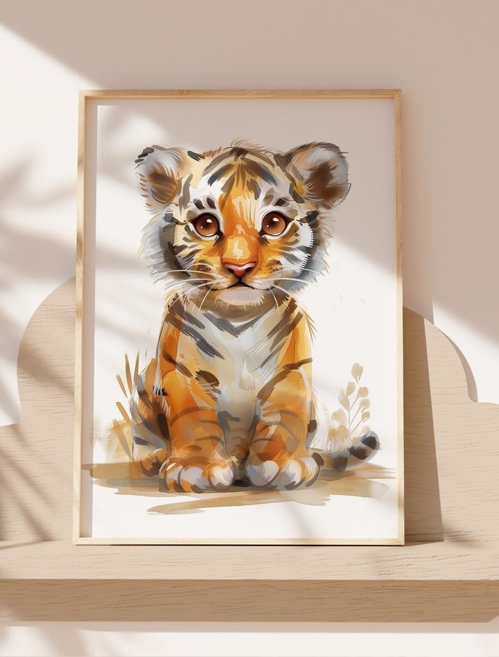 Nursery Wall Art - The Tiger Cub