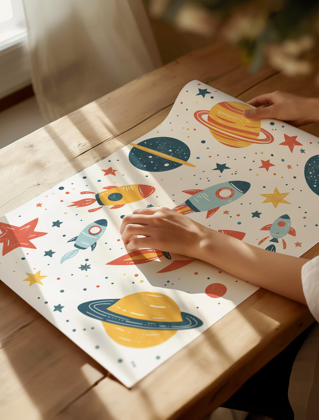 Kids Wall Art  - Rocket Ships