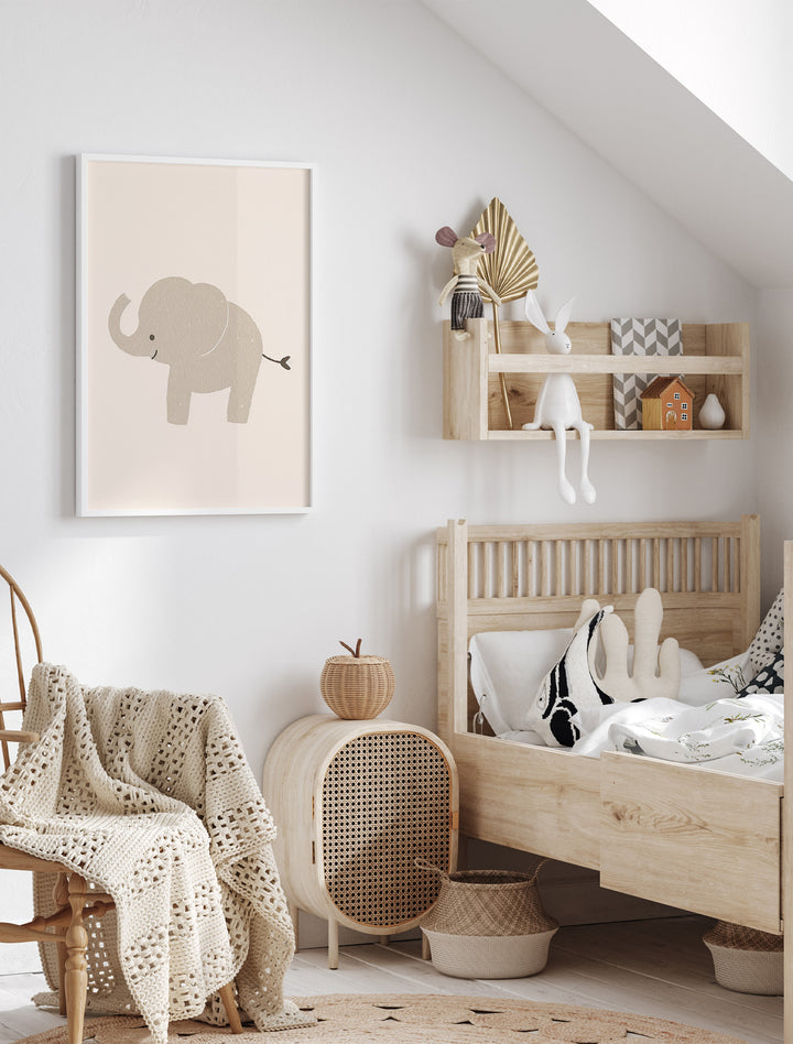 Nursery Prints  - The Cute Elephant