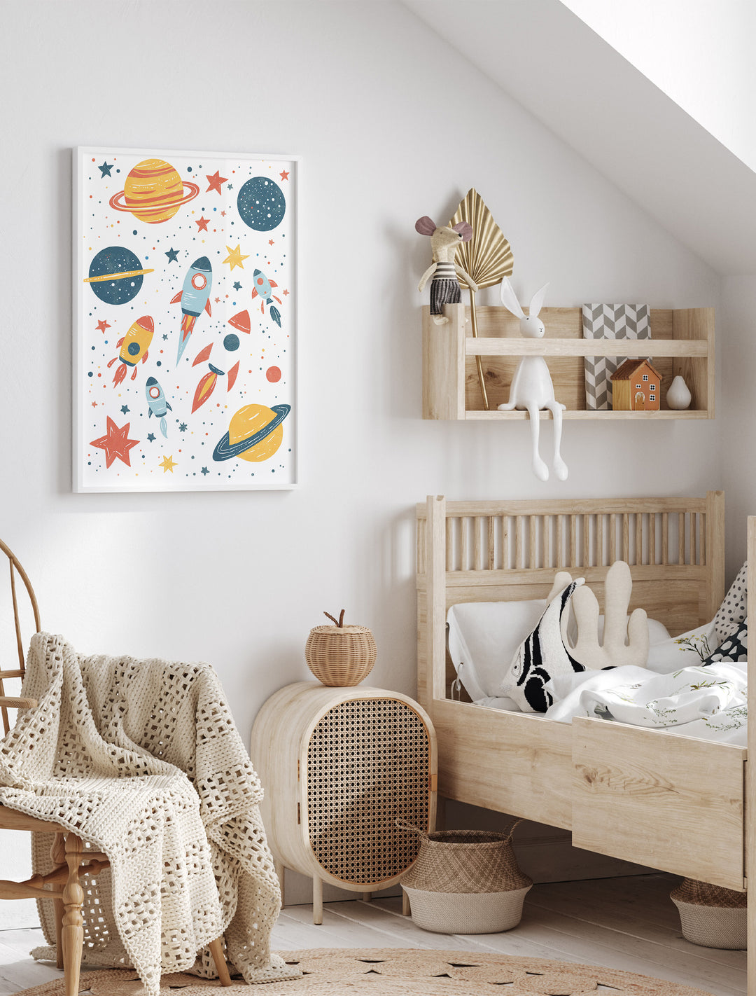 Kids Wall Art  - Rocket Ships