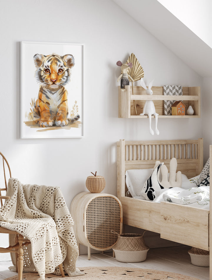 Nursery Wall Art - The Tiger Cub