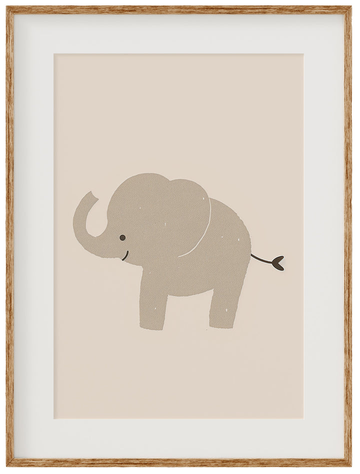 Nursery Prints  - The Cute Elephant