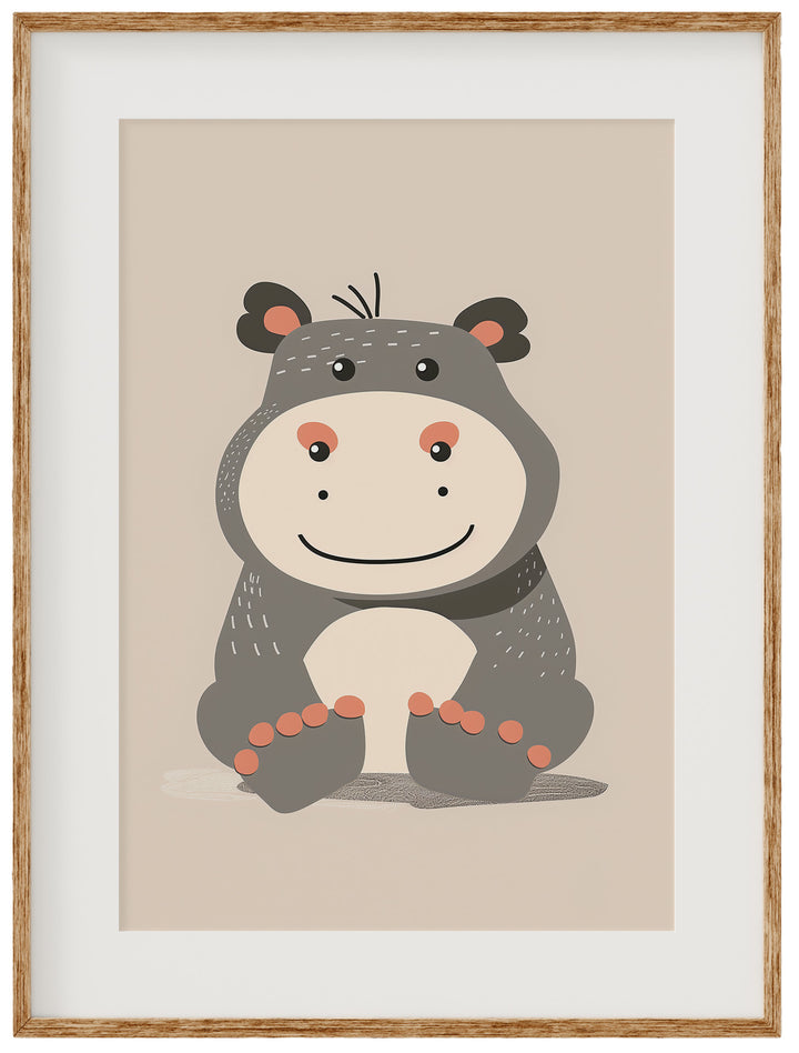 Nursery Prints  - The Hippo