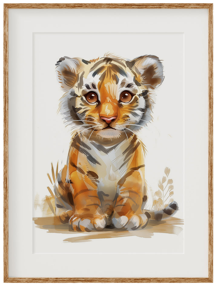 Nursery Wall Art - The Tiger Cub