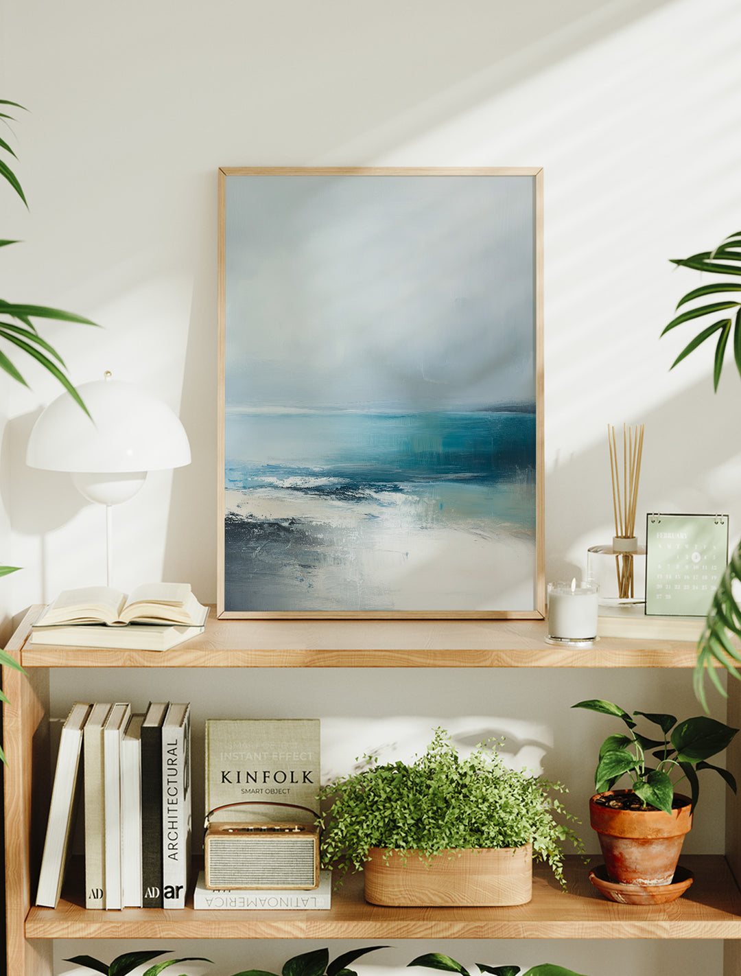 Vintage Wall Art - Abstract Sea 1